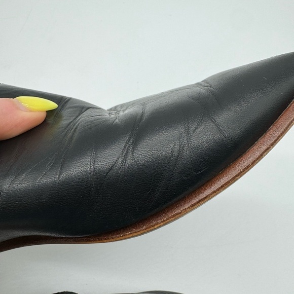 Madewell The Gemma Mule Leather Black 6.5 - Picture 10 of 12